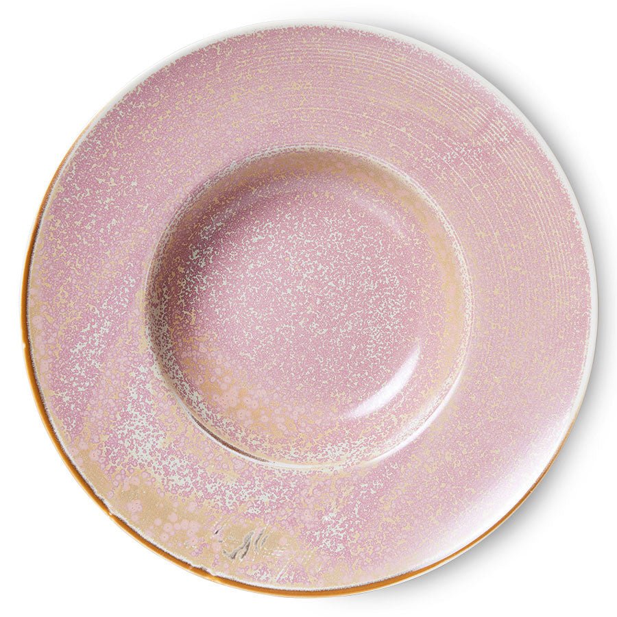 Chef ceramics: pasta plate - rustic pink - Urban Nest