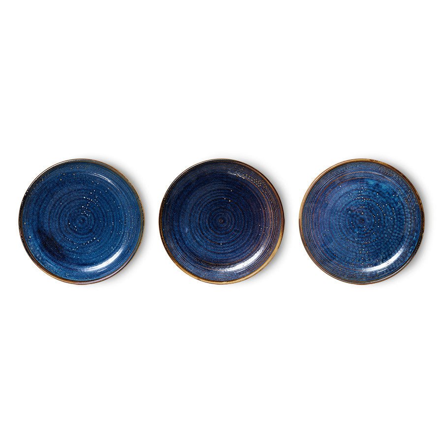 Chef ceramics: side plate, rustic blue - Urban Nest