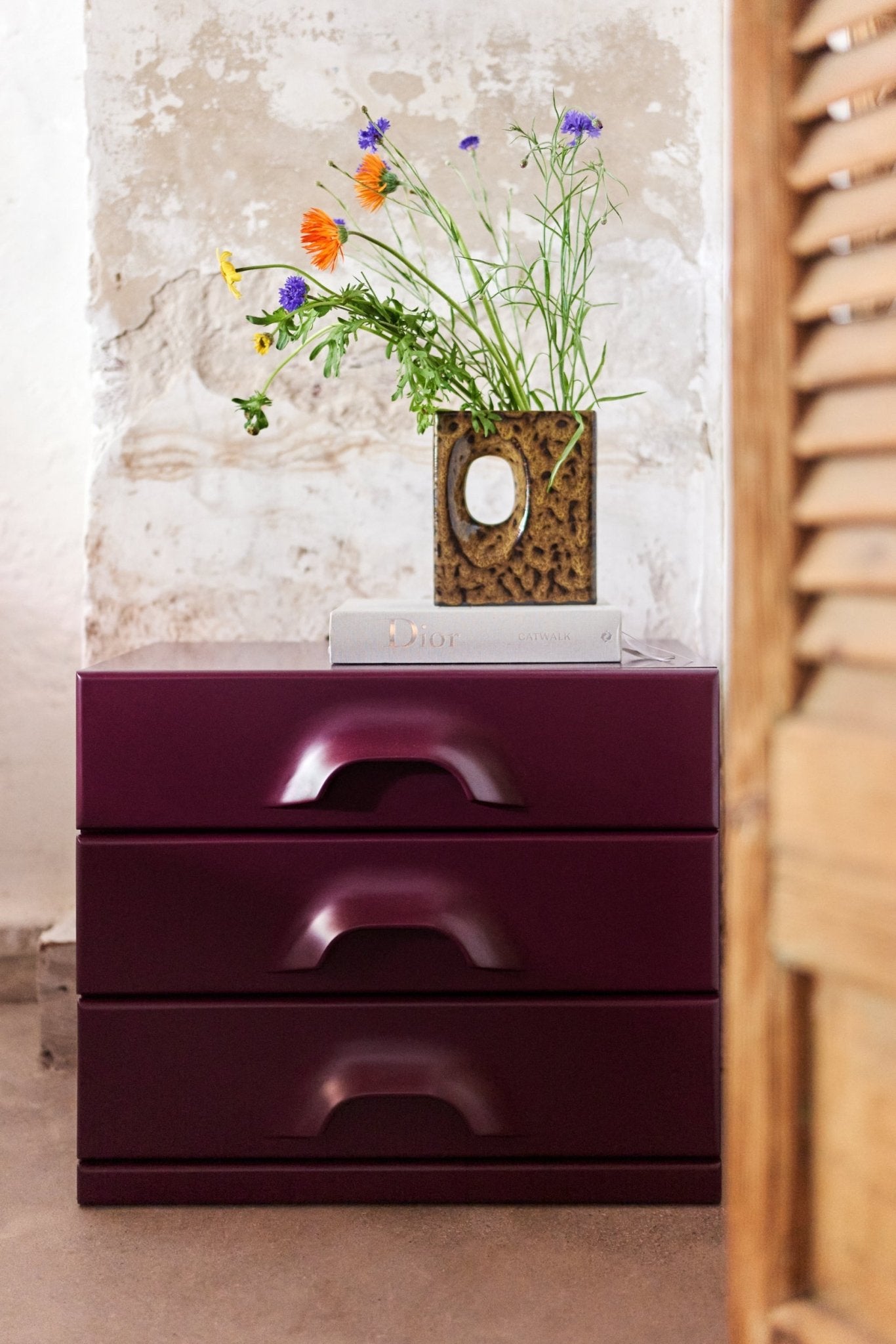 Chest of 3 drawers - mulberry - Urban Nest
