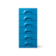 Chest of 6 drawers - bright blue - Urban Nest