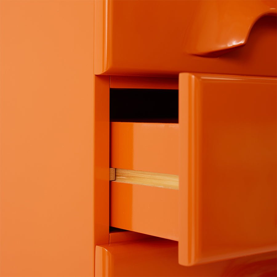 Chest of 8 drawers - tangerine - Urban Nest