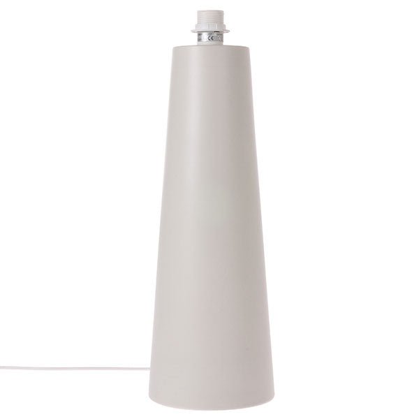 Cone lamp base - matt light grey L - Urban Nest