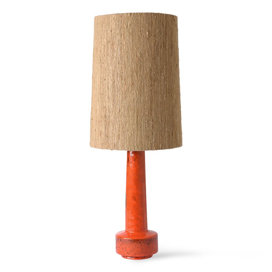 Cone lampshade - silk | brown - Urban Nest