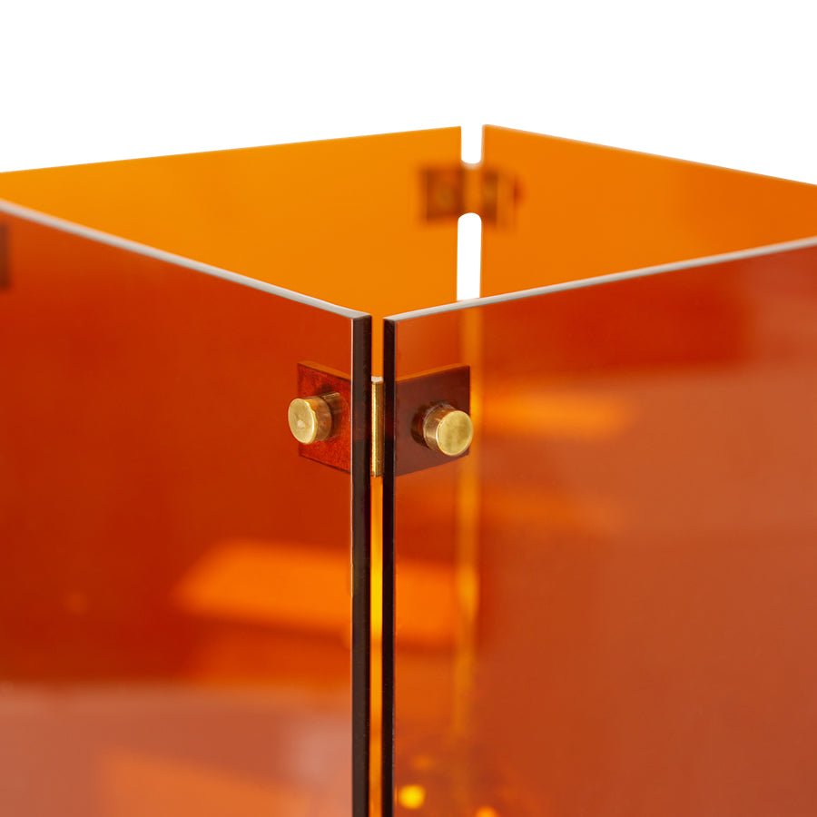 Corner table lamp - brass brown - Urban Nest