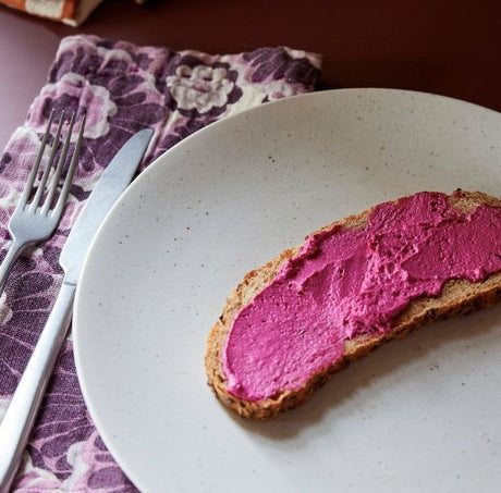 Cotton napkins- Floral burgundy (set of 2) - Urban Nest