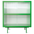Cupboard with ribbed glass - fern green - Urban Nest