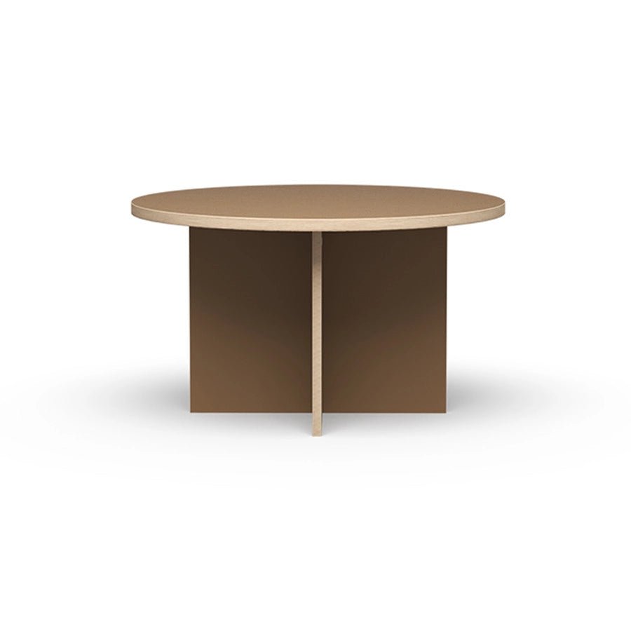 Dining table round - brown - Urban Nest