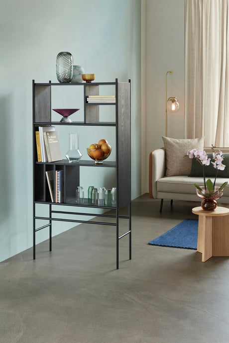 Divide Shelf Unit Black - Urban Nest
