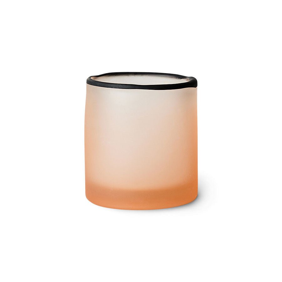 Glass tea light holder, blush - Urban Nest