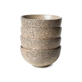 Gradient ceramics: bowl - taupe (set of 4) - Urban Nest