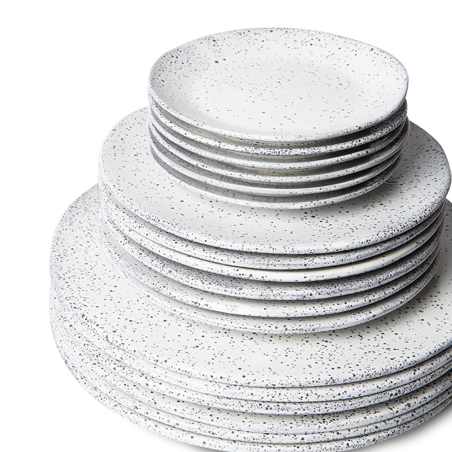 Gradient ceramics: side plate - cream (set of 2) - Urban Nest