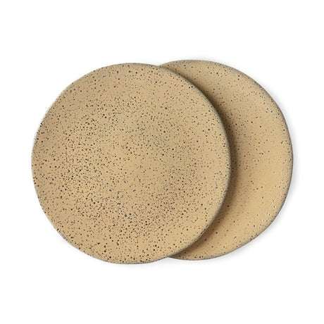 Gradient ceramics: side plate - peach (set of 2) - Urban Nest