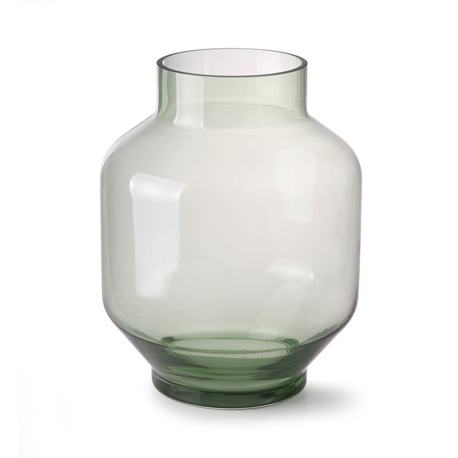 Green glass vase L - Urban Nest