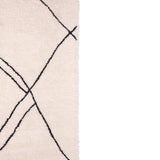Handwoven zigzag rug - black/white - Urban Nest