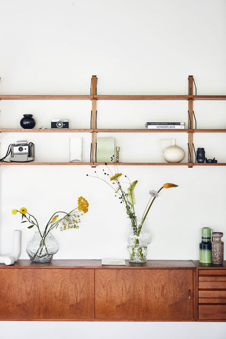 HK objects: cloud vase - clear glass | low - Urban Nest