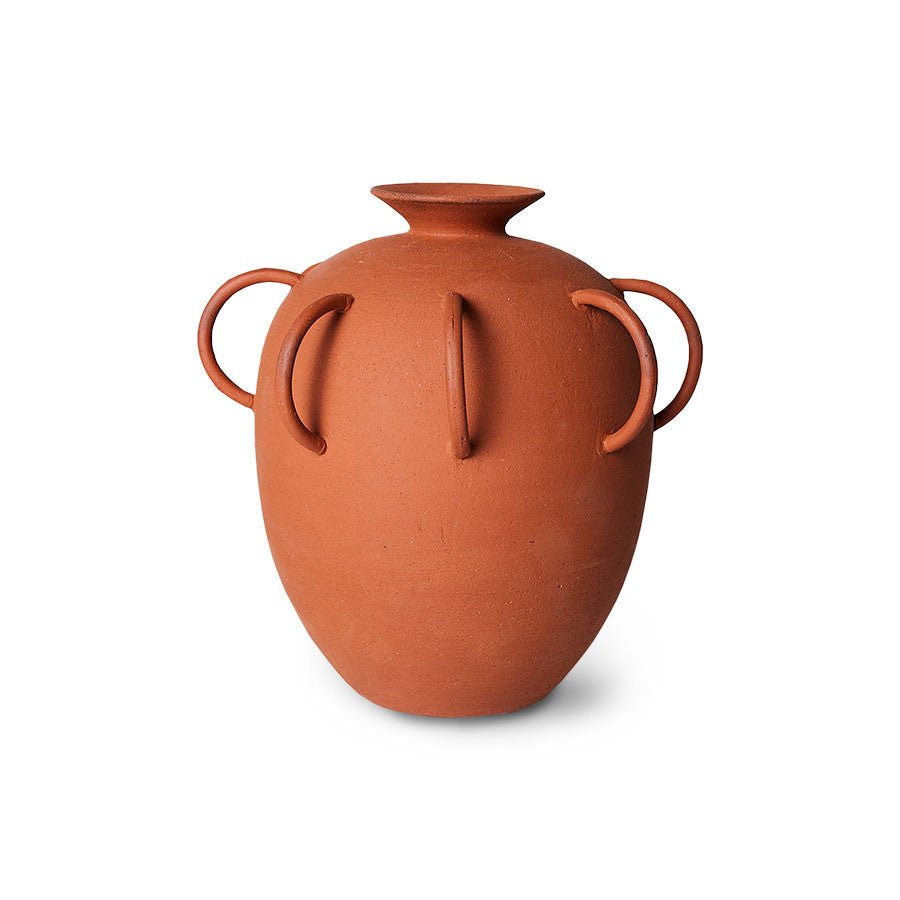 HK Objects: terracotta vase with handles - Urban Nest