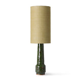 Jute cylinder lampshade - jade green - Urban Nest