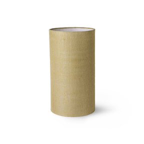 Jute cylinder lampshade - jade green - Urban Nest