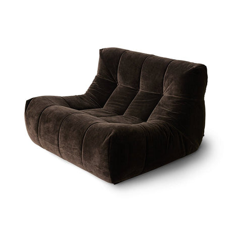 Lazy lounge chair - royal velvet espresso - Urban Nest