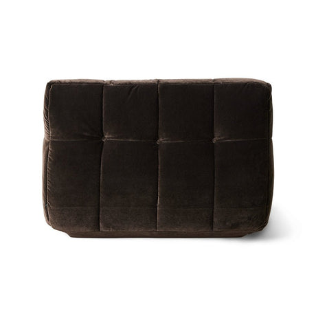 Lazy lounge chair - royal velvet espresso - Urban Nest