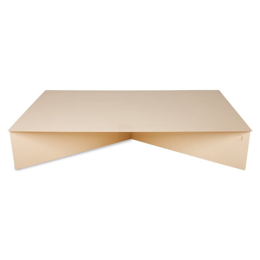 Metal coffee table - rectangular | cream - Urban Nest