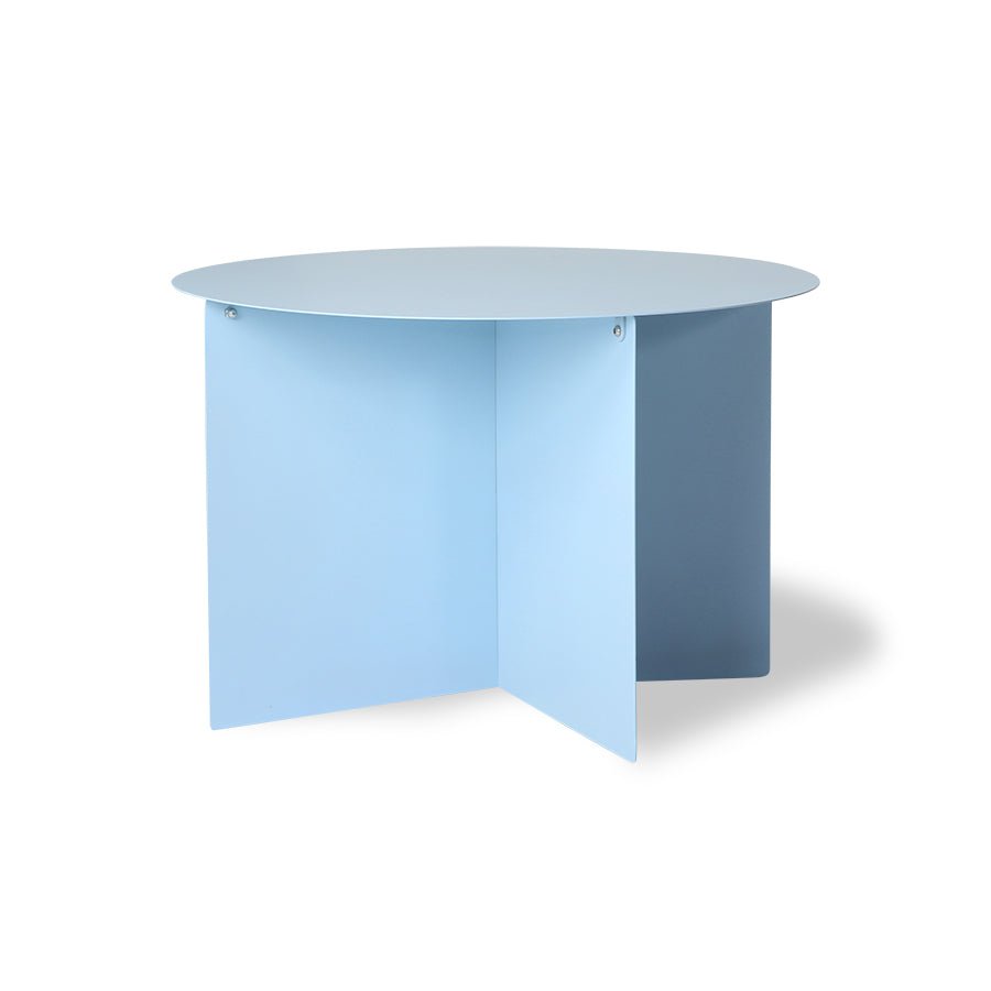 Metal side table - round | blue - Urban Nest