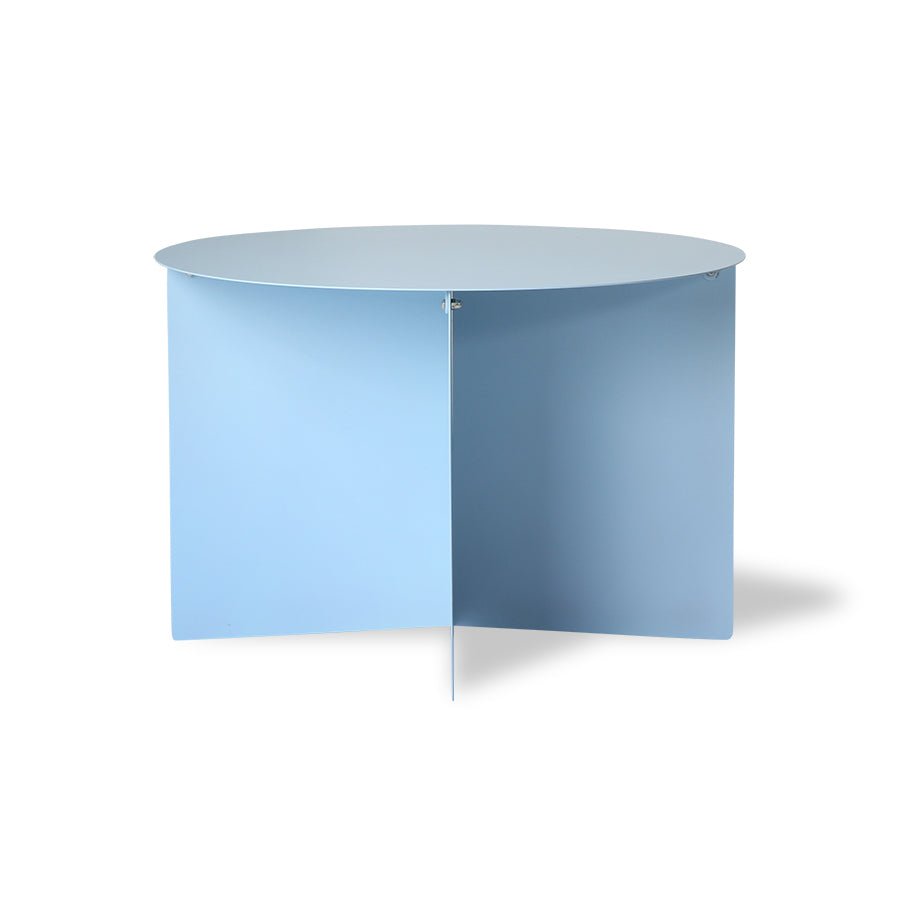 Metal side table - round | blue - Urban Nest