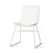 Metal wire dining chair - white - Urban Nest