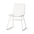 Metal wire dining chair - white - Urban Nest