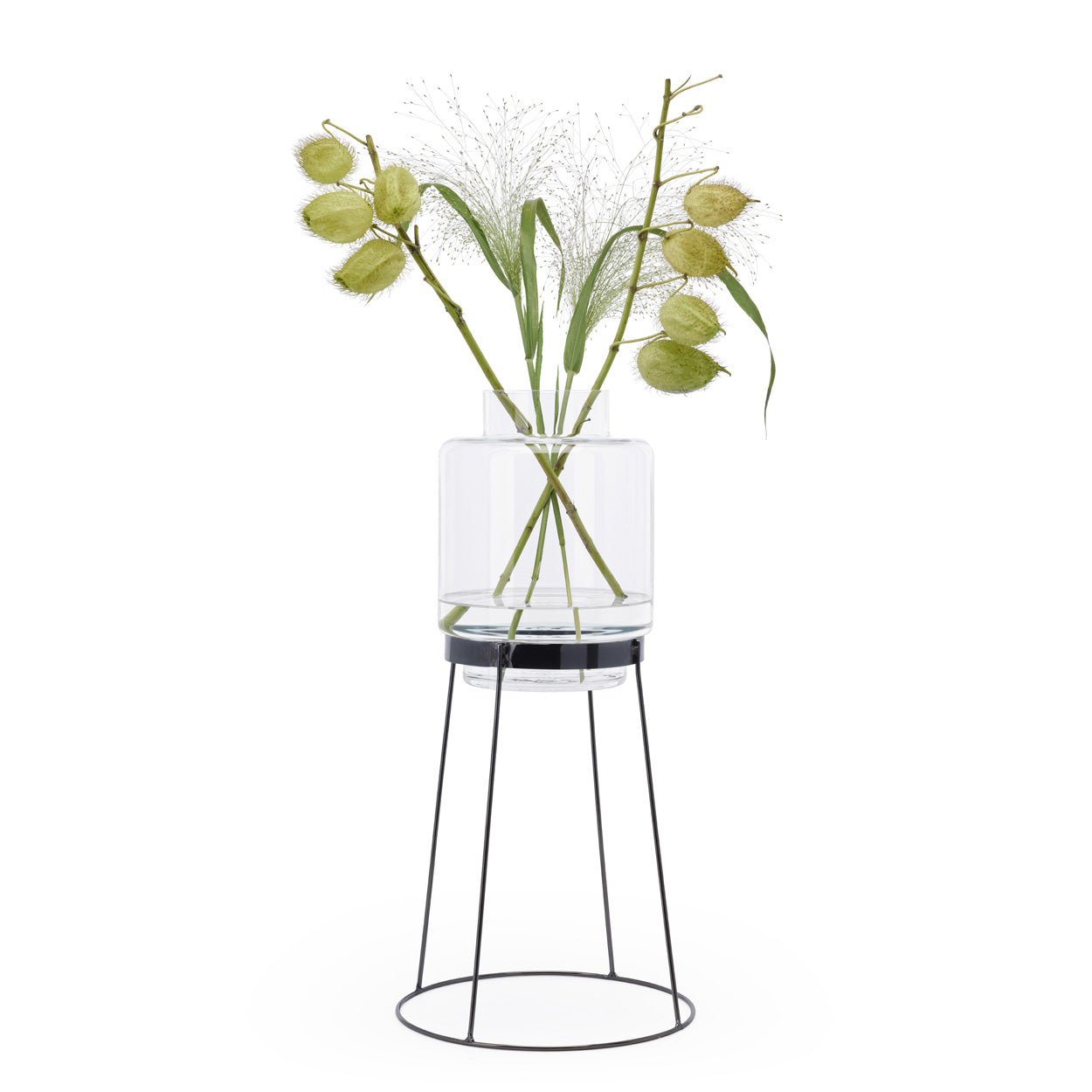 Monday glass vase and stand set - Urban Nest