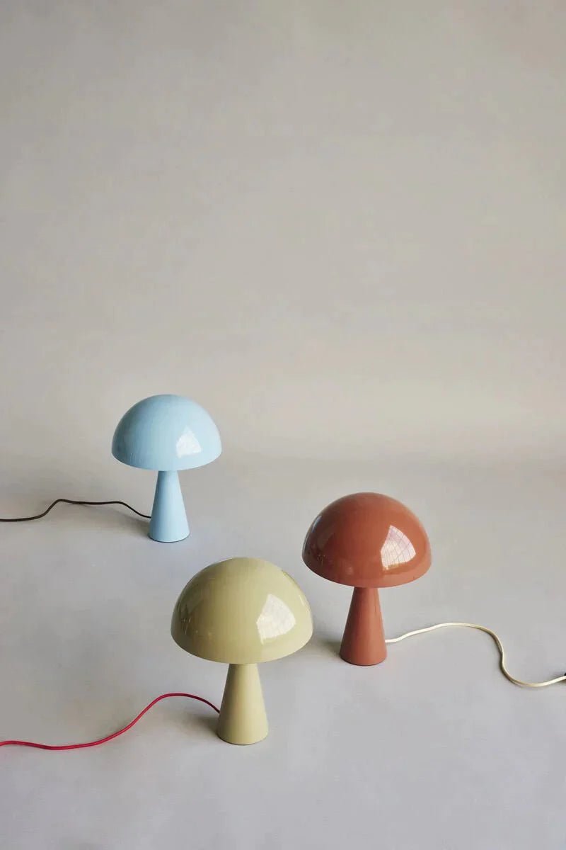 Mush table lamp mini - sand/red - Urban Nest