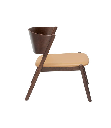 Oblique Lounge Chair Seat - Dark Brown - Urban Nest
