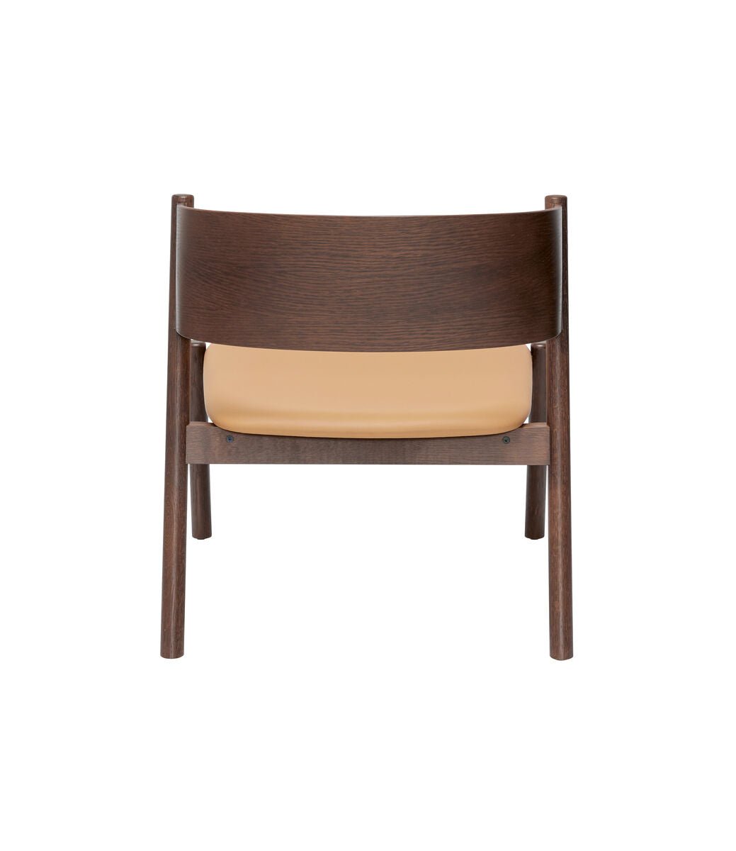 Oblique Lounge Chair Seat - Dark Brown - Urban Nest
