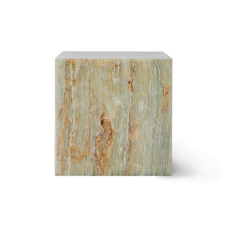 Onyx marble block table - natural - Urban Nest