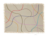 Outline Throw Sand/Multicolour - Urban Nest