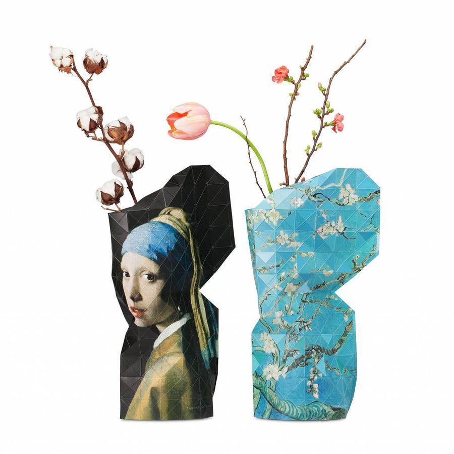 Paper vase cover - girl with a pearl earring - Urban Nest