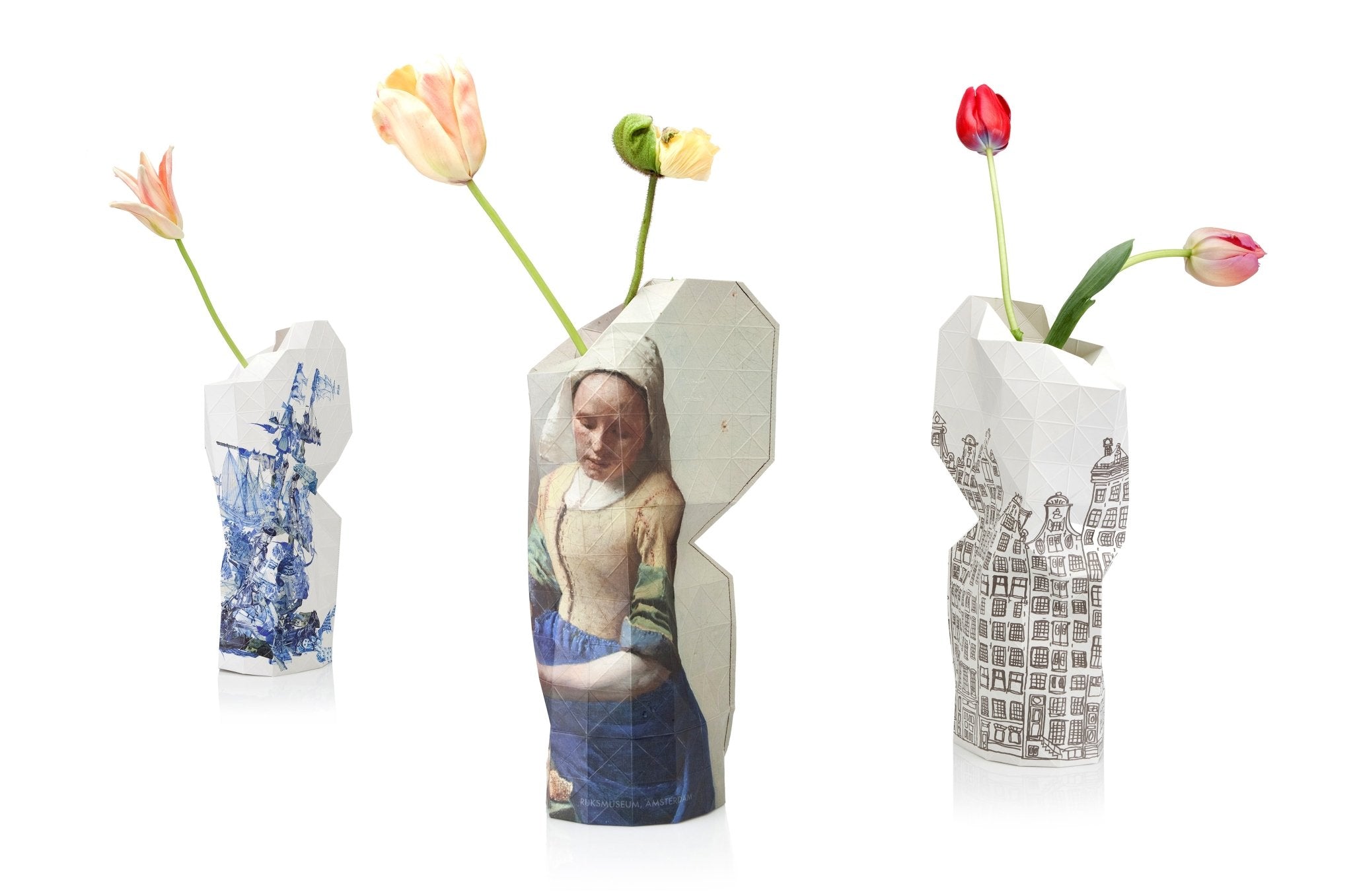 Paper vase cover - milkmaid - Urban Nest