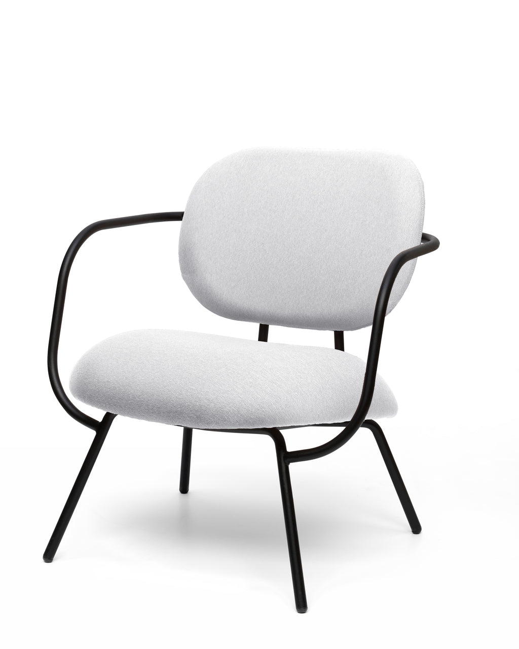 Pi lounge chair with armrest - light grey - Urban Nest
