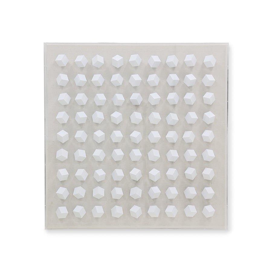 Plexi art frame - white cubes XL - Urban Nest