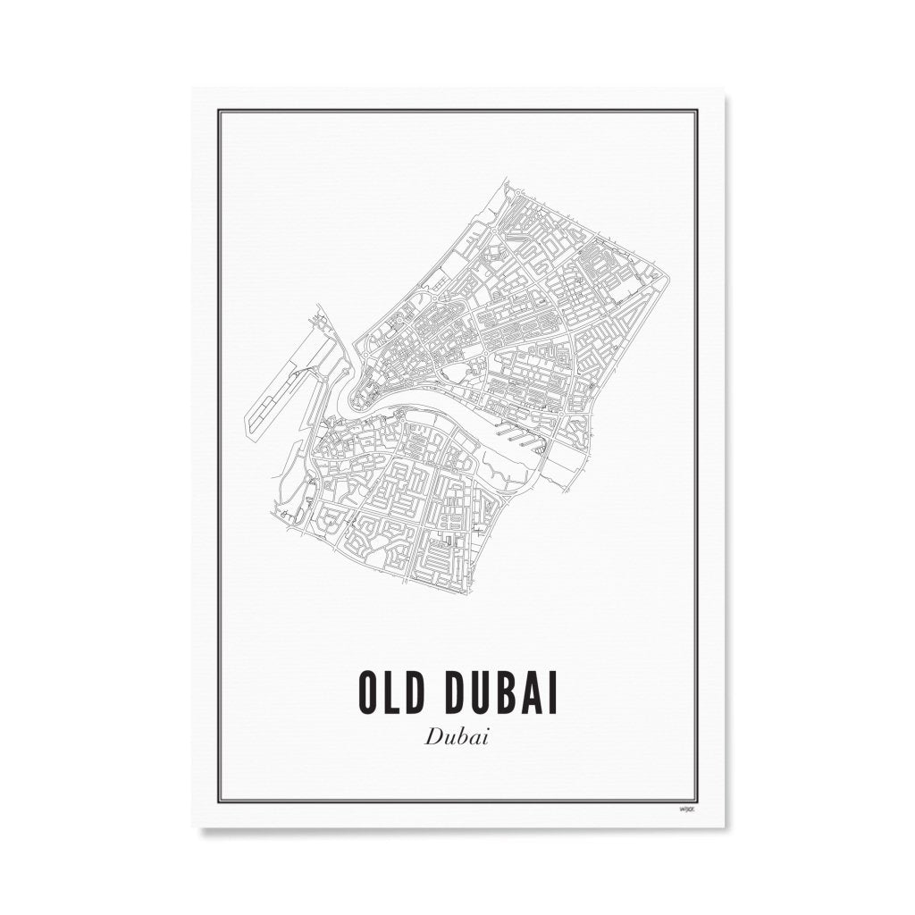 Print - Old Dubai - Urban Nest