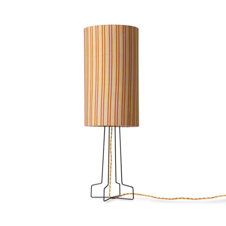 Printed cylinder lamp shade - stripes - Urban Nest