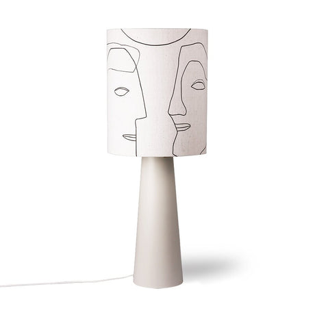Printed faces lampshade L - Urban Nest