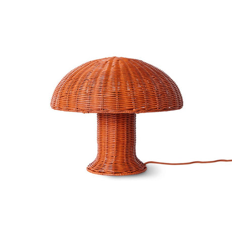Rattan table lamp - coral - Urban Nest