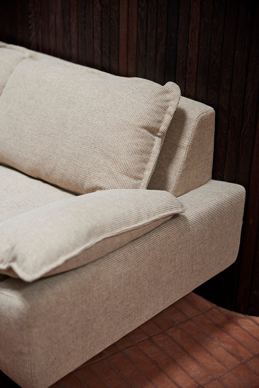 Retro sofa - 3 seater | wafer, cream - Urban Nest