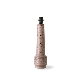 Retro stoneware lamp base - brown - Urban Nest