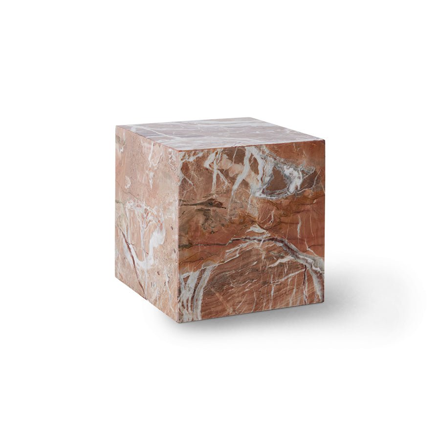 Rosa marble block table - Urban Nest