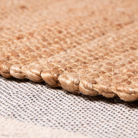 Round woven hemp rug - Urban Nest