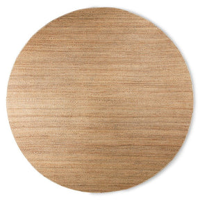 Round woven hemp rug - Urban Nest