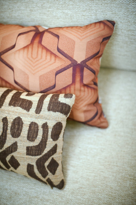 Silk cushion - rustic - Urban Nest