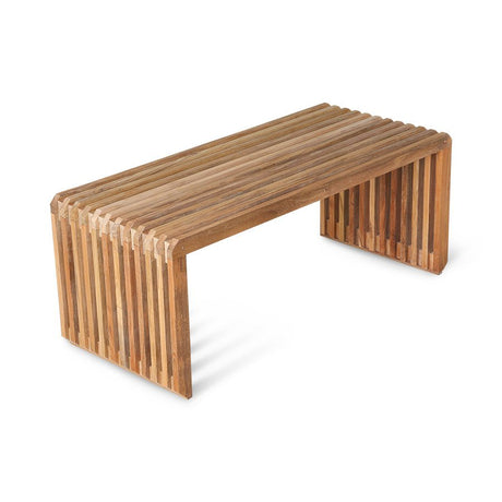 Slatted bench/element - teak - Urban Nest